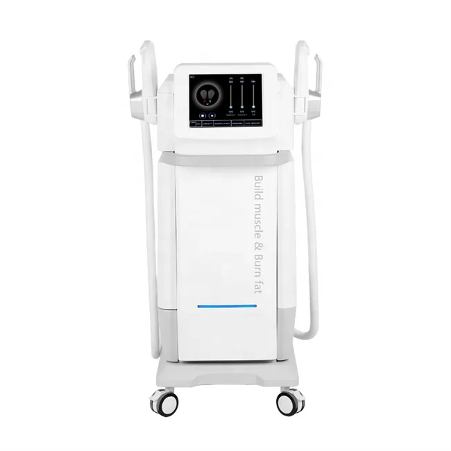 2 Handles Fat Reduction Muscle Stimulator Emslim Body Sculpting EMS Cavitation Vacuum System