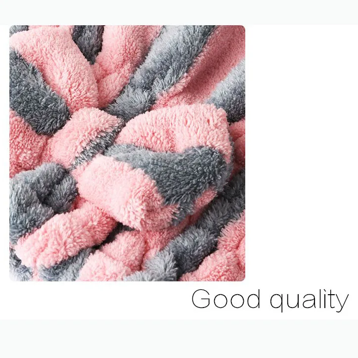 Factory Sale Fashion High Quality Customize Soft Shower Spa head wrap hair drying hat Microfiber dry hair towel