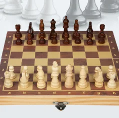 Magnetic Travel Chess Set With Folding Chess Board Educational Toys For Kids And Adults