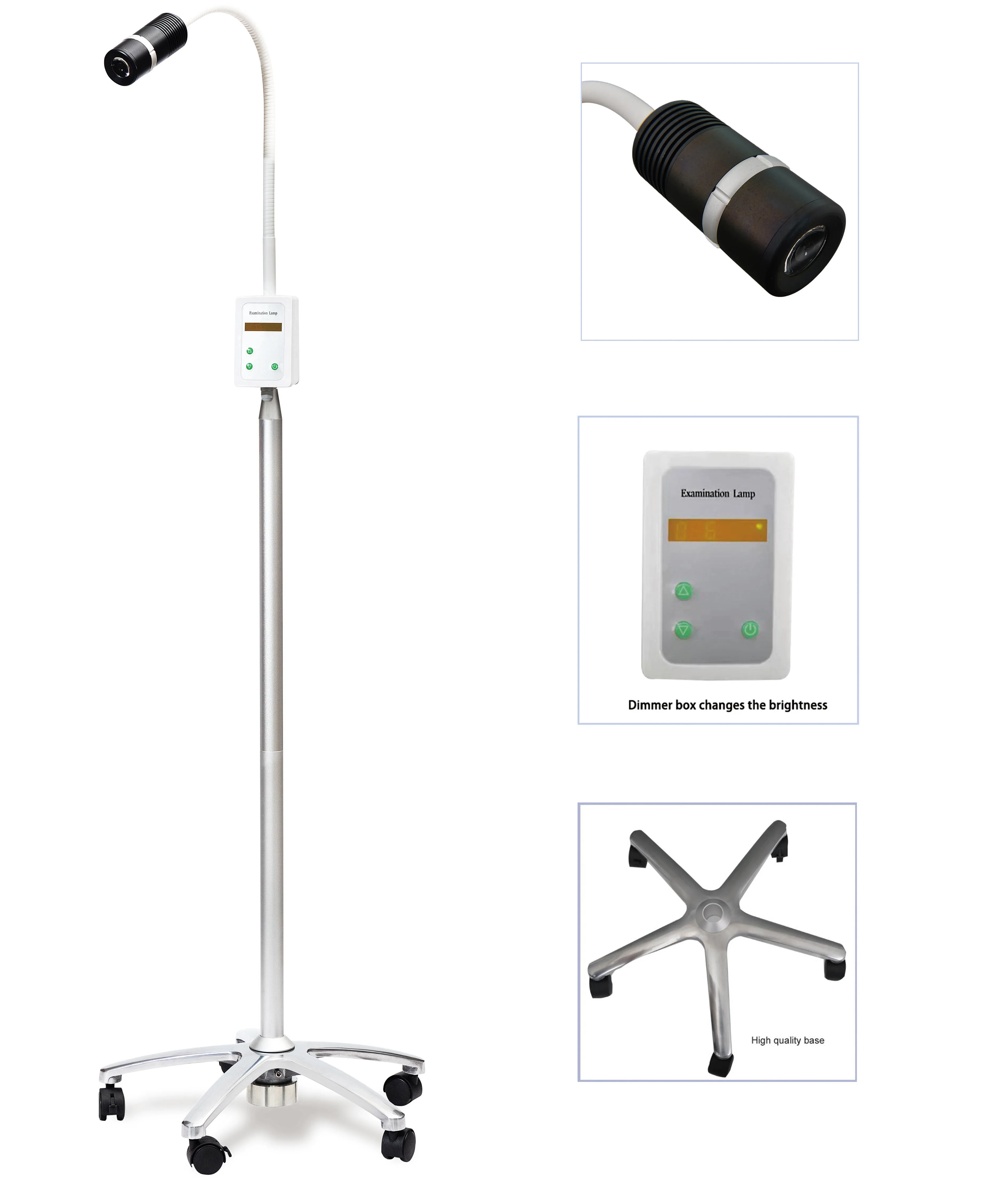 Hot Sale 12W LED Surgical Lamp JCA03 Shanghai Manufactured Electric Powered Plastic Surgical Light