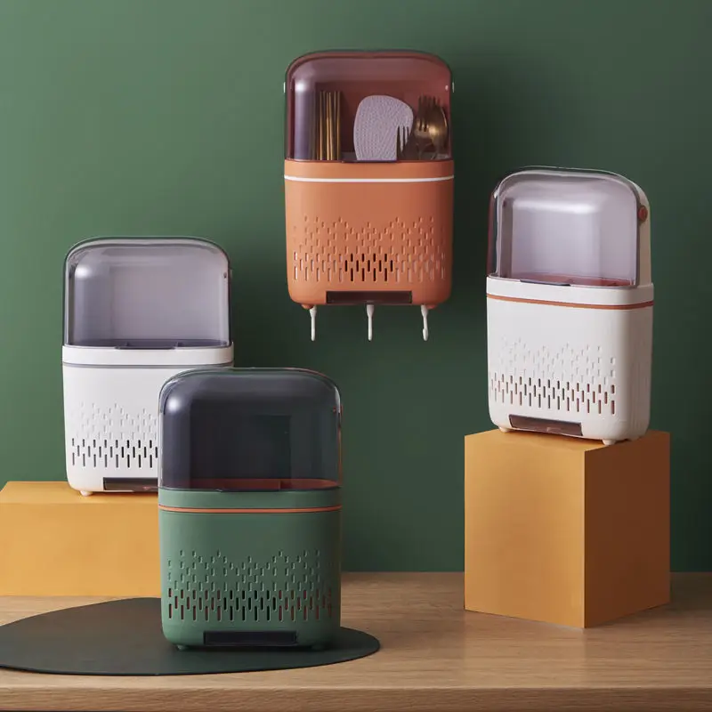 Almacenamiento De Vajillas 1Pcs Kitchen Tools Cutlery Holder Gadget Set Utensils Accessories Organizer Adjust Storage Box Rack