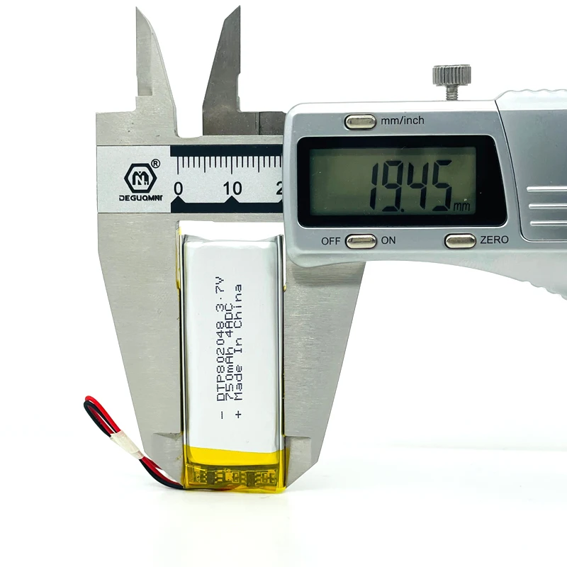 DTP102040 Lithium Ion Rechargeable Battery with CE/MSDS 3.7V Lipo 750mah