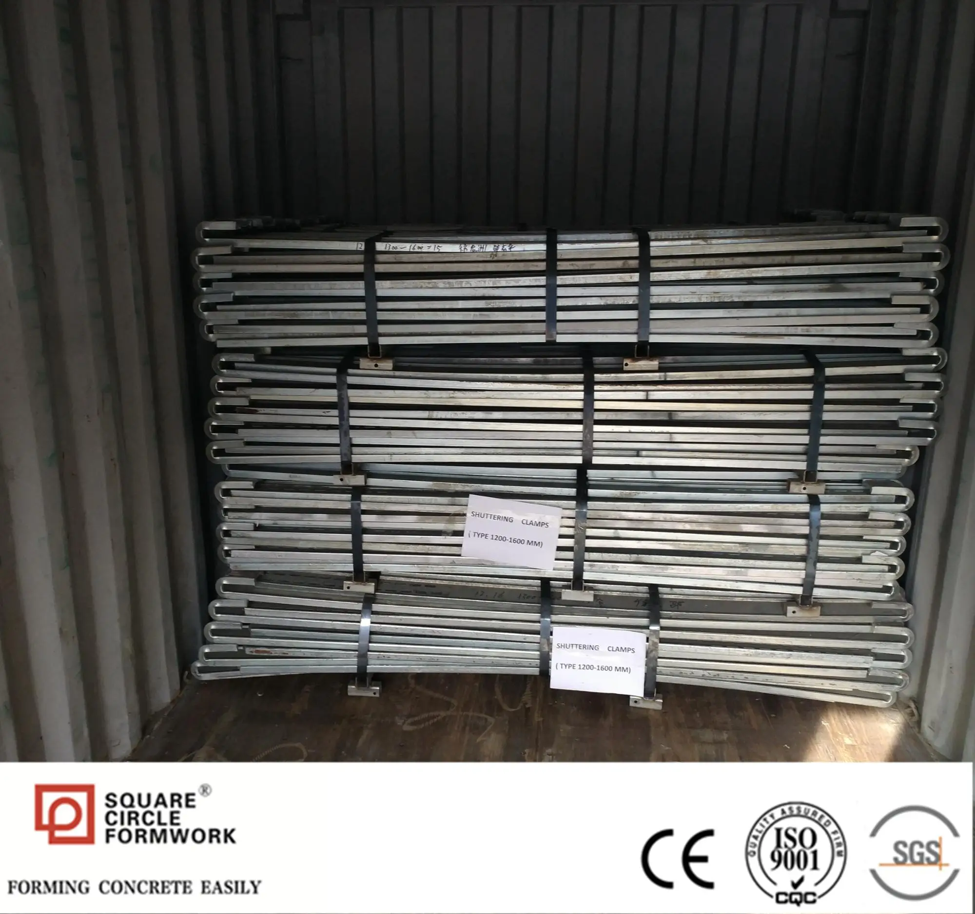 
Adjustable Single Bar Clamps Used in Shuttering Column Forms 