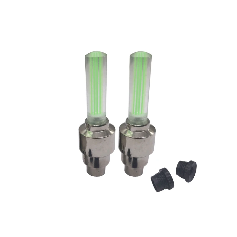 LED Flash Light Tire Wheel Valve Sealing Caps For Car Bike Bicycle Motorcycle