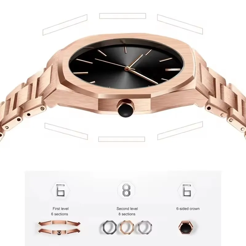 Custom Your Own Logo Hannah Martin 1401 Gift Luxury Design Fashion Original Quartz Wrist Watch For Women Ladies Stainless Steel