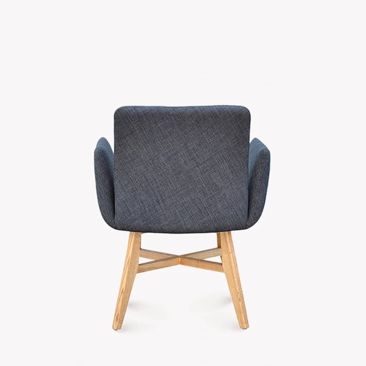 New design of solid wood Wai chair indoor home furniture living room negotiation Italian style living room solid wood dining cha