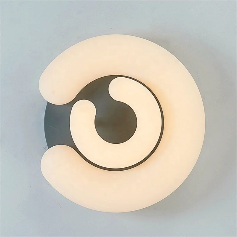 Простой внутренний светильник для ванной комнаты, современный светодиодный потолочный светильник в скандинавском стиле для детей