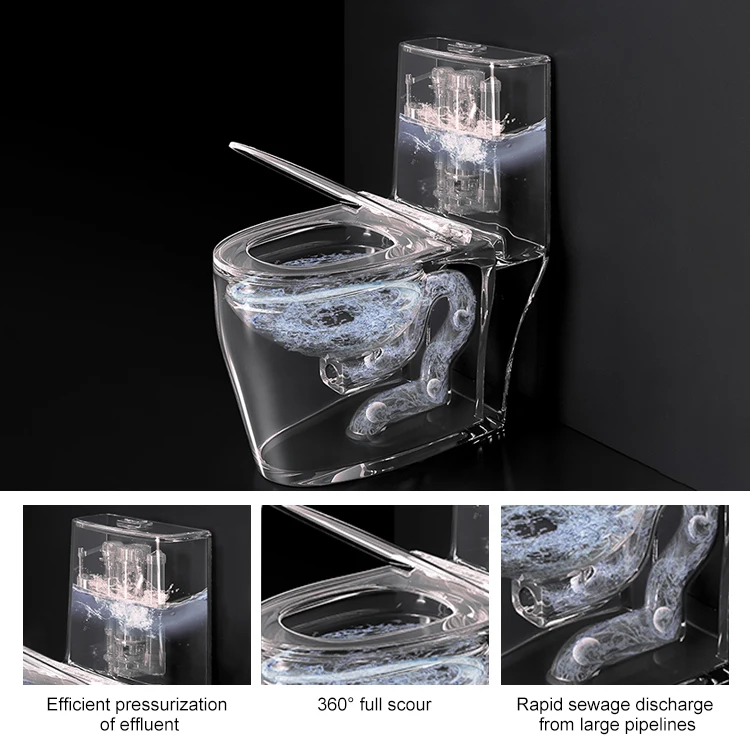 New Design European Style Luxury WC One Piece Toilet Porcelain Gold Toilet Electroplated