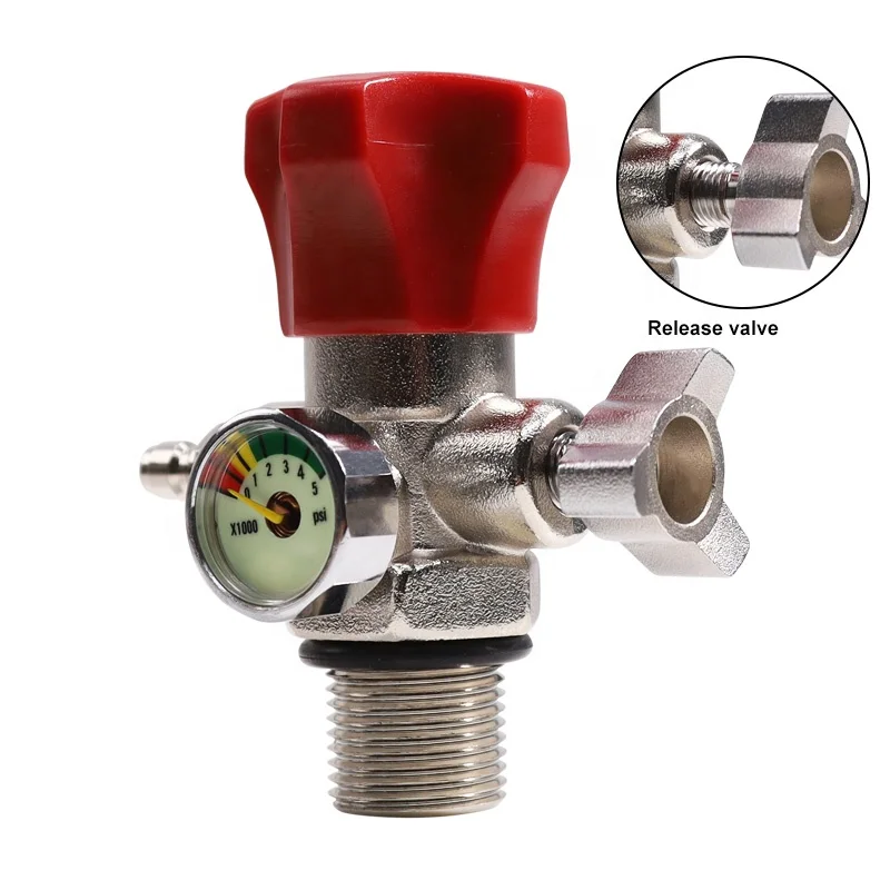 Diving Filling Station For Paintball Tank 7/8-14UNF Thread Hpa Co2 Cylinder Refill Adapter Connector