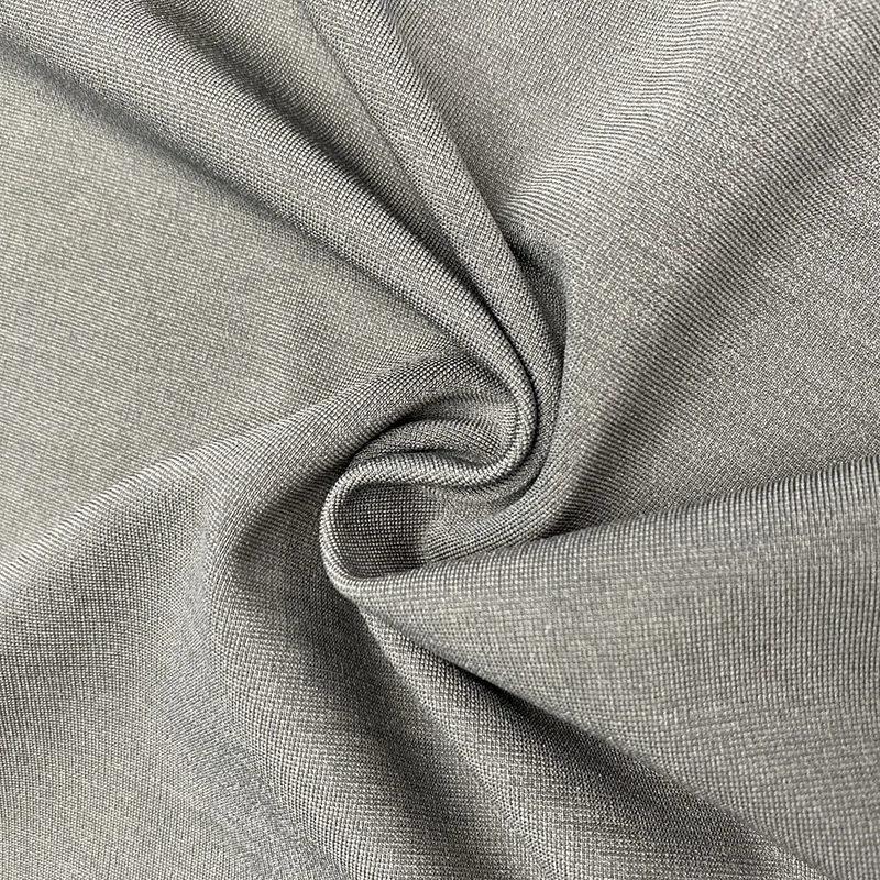 
cheap fabric material plain dyed polyester spandex ponte de roma fabric 