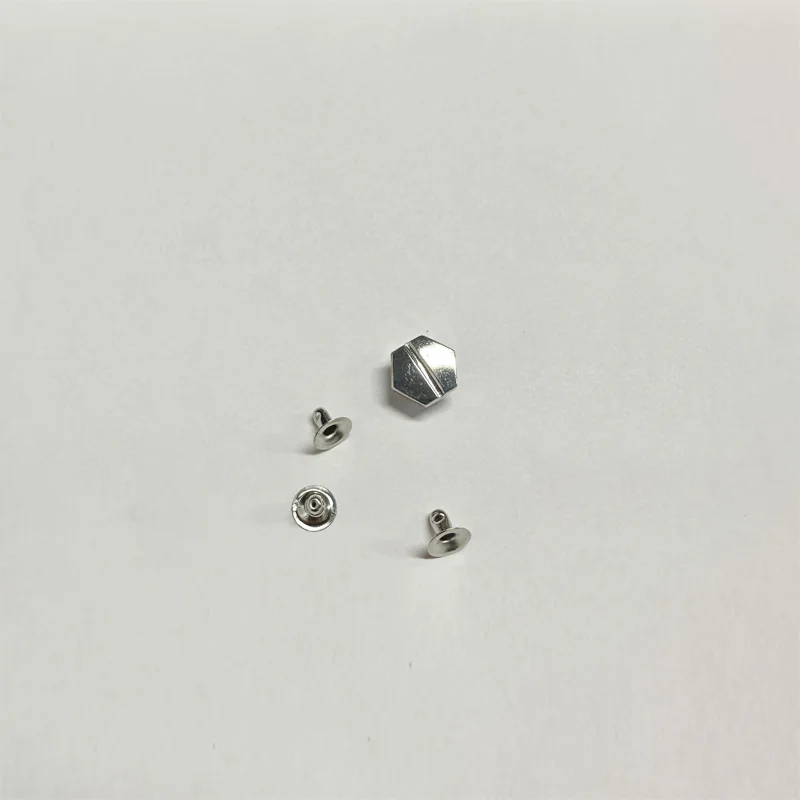 6-15mm special shape CAP Brass or iron Double Cap Rivet stud Spot Brass Rivets for Leather Fabric shoes hat clothes