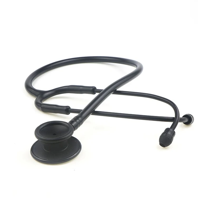 High quality stainless steel stethoscope with CE and ISO13485 for black color high stethoscopes for sale