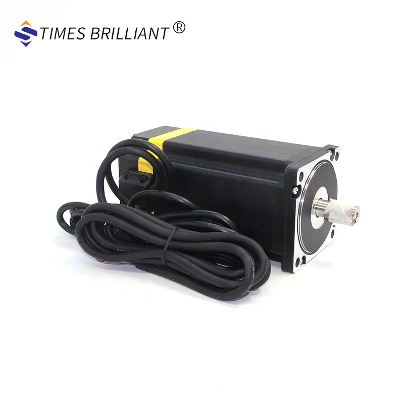 China hot sale 220VAC power supply12NM high votage 3 phase  nema34 closed loop stepper motor and driver kit for cnc machine