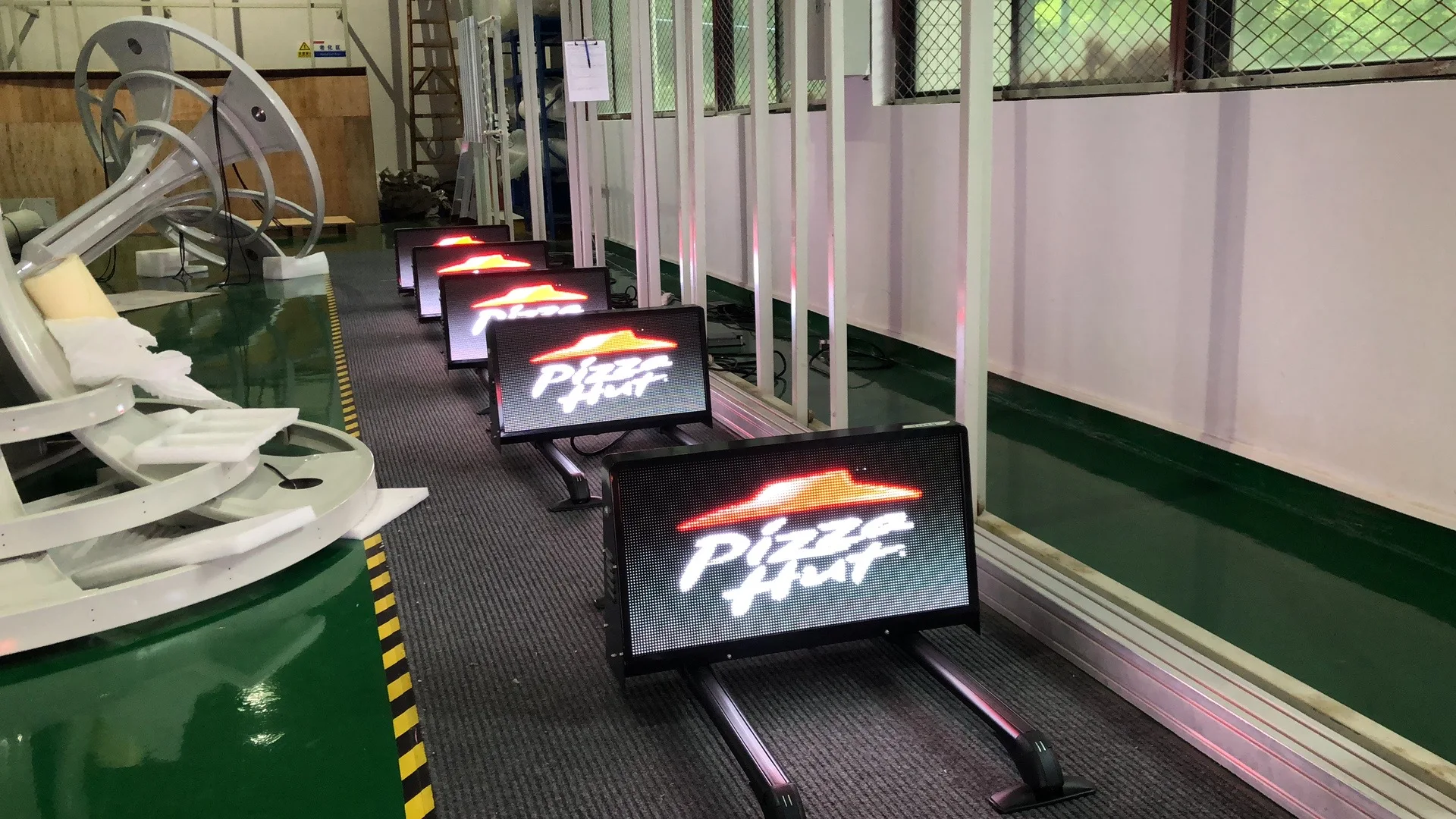 LEDbow P5 Taxi top LED display black color