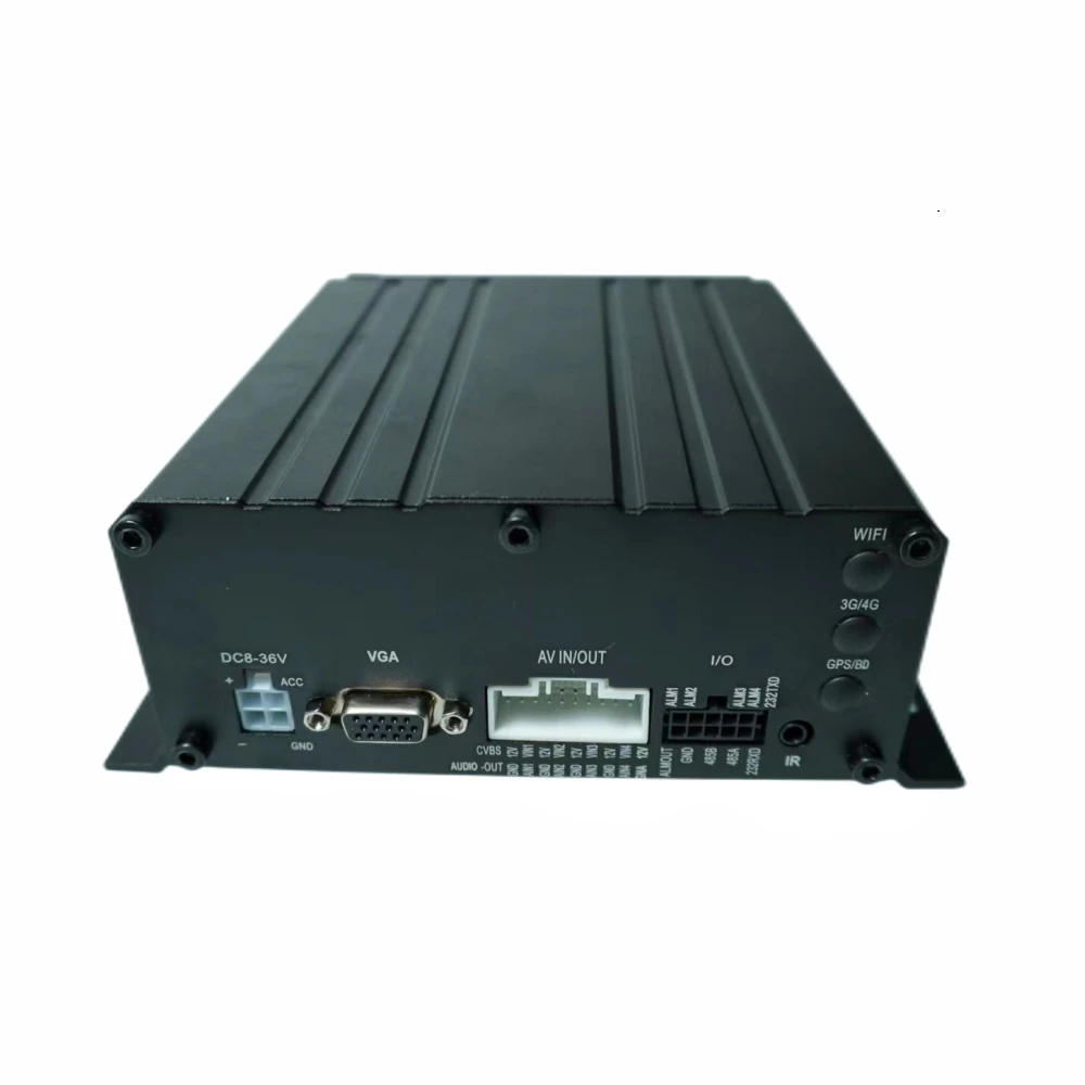 AI Car DVR 4 channel car video recorder for school bus truck Mobile digital video recorder