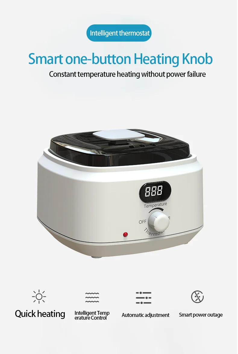 Professional Paraffin Bath Body Wax Heater Pot Warmer - Wax Heater 400cc - Wax Warmer For Body