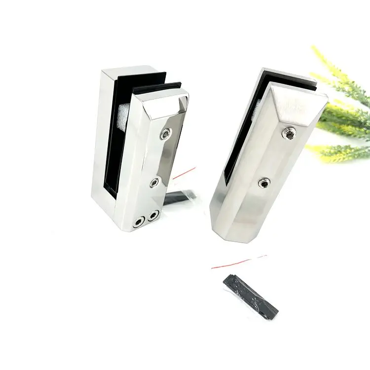 Оптовая продажа 2205 из нержавеющей стали атласное Боковое крепление стеклянный патрубок для стеклянного забора