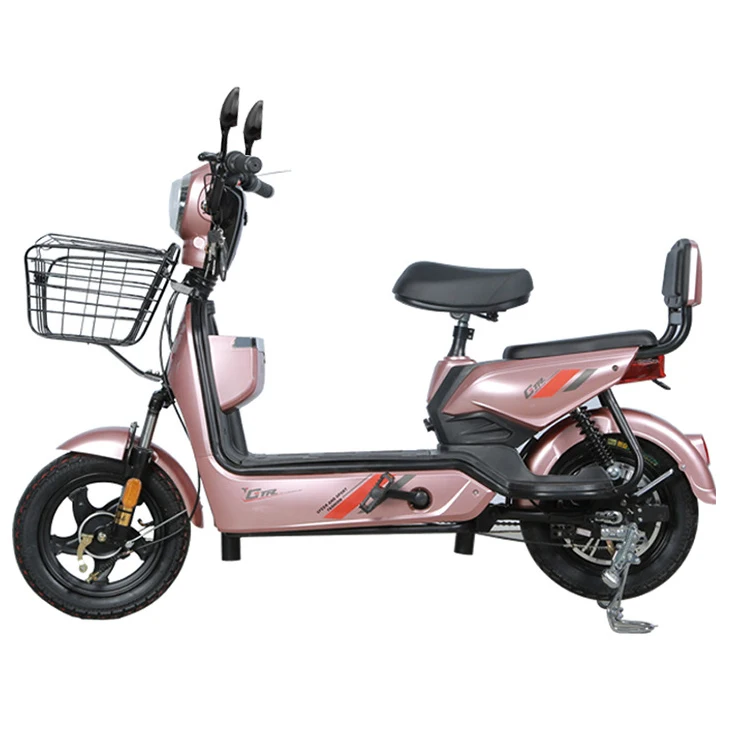 China Manufactory Wholesale 500w Double Seat Electric Bicycle Lead Acid Battery 12ah 13ah 23ah Electric Moped Scooter CE