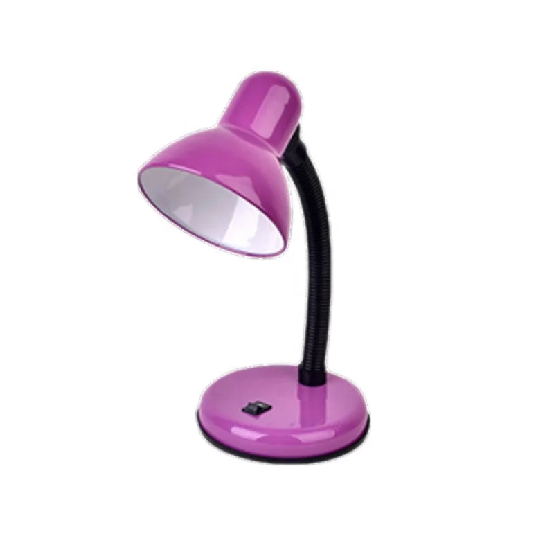 Classic fashion hot-sale work learning bedside metal table lamp for kids reading can rotate 360 office LED desk lamp