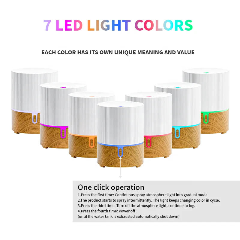 Whole Electric Ultrasonic Aroma Diffuser with 7 Color LED Light Whole Ceramic Essential Oil Humidifier Home Hotels US UK Plug