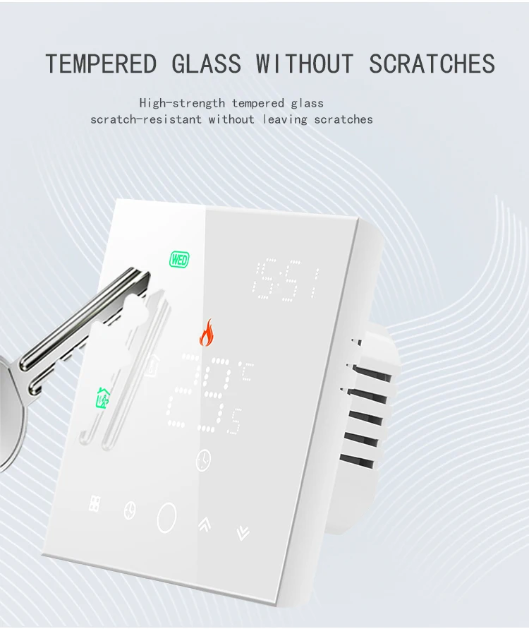 Beca BHT-003 Smart home thermostat TUYA APP work with Alexa google M2-1 wifi boiler worm underfloor heating mat for floor system