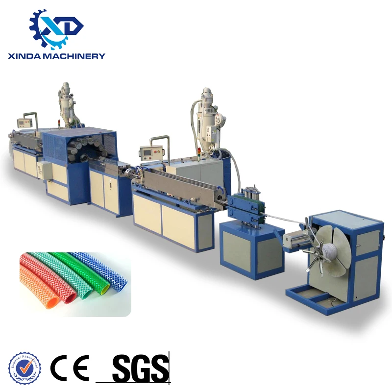 Automatic pvc pe plastic medical pipe making machine verified by CE SGS