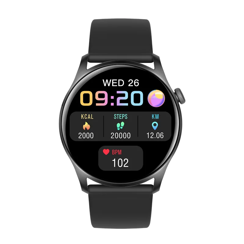 Cheap price round sport  smart bracelet sleep tracker  kc08 smart watch