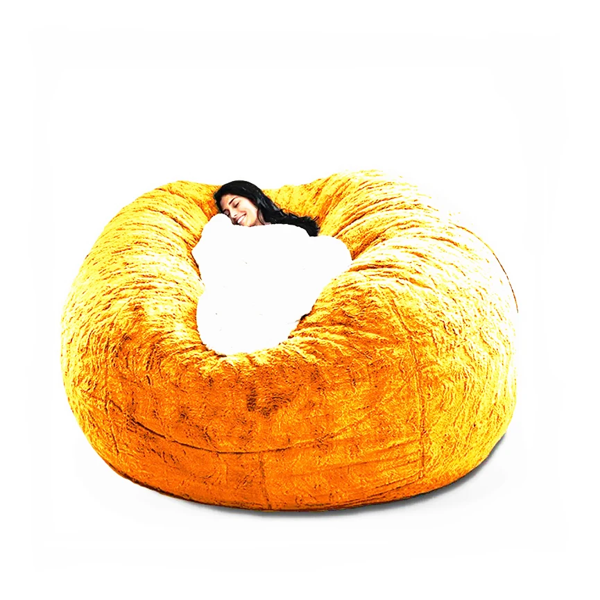 couch lazy air sofa hammock  velvet bean bag lazy sofa bed cell phone holder