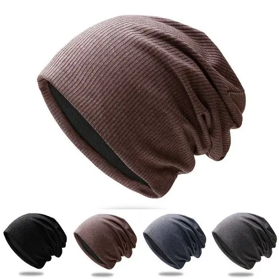 Oem Wholesale Winter Cashmere Cotton Rasta Thickened Merino Warm Unisex Paisley Pattern Head Wrap Knitted Beanies Hat