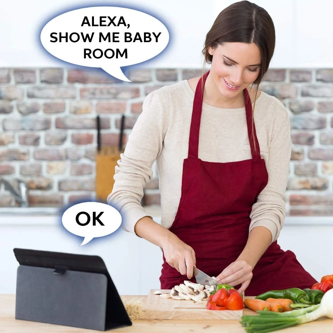 Laxihub Tuya App Control 10M IR Distance Video Baby Monitor With Camera And Audio