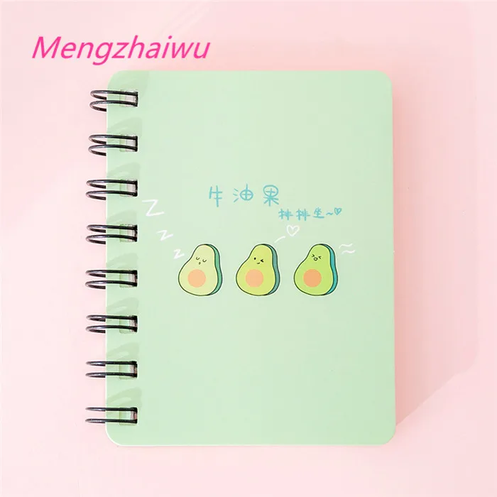 2020 school supplies philippines office stationery products Cute avocado spiral mini notebook students cheapest small notepad