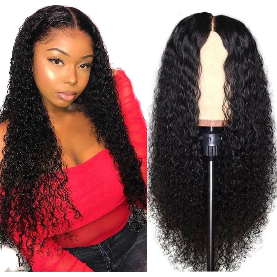 Парики из человеческих волос, Бразильские глубокие кудрявые передние кудрявые парики, бразильские натуральные волосы на сетке спереди парики для черных женщин