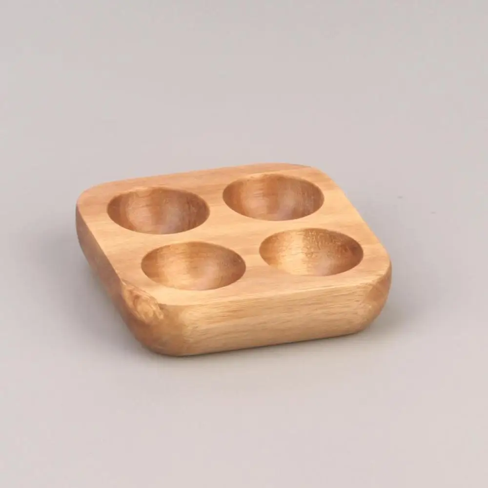 
4 Slot Wood Egg Tray 