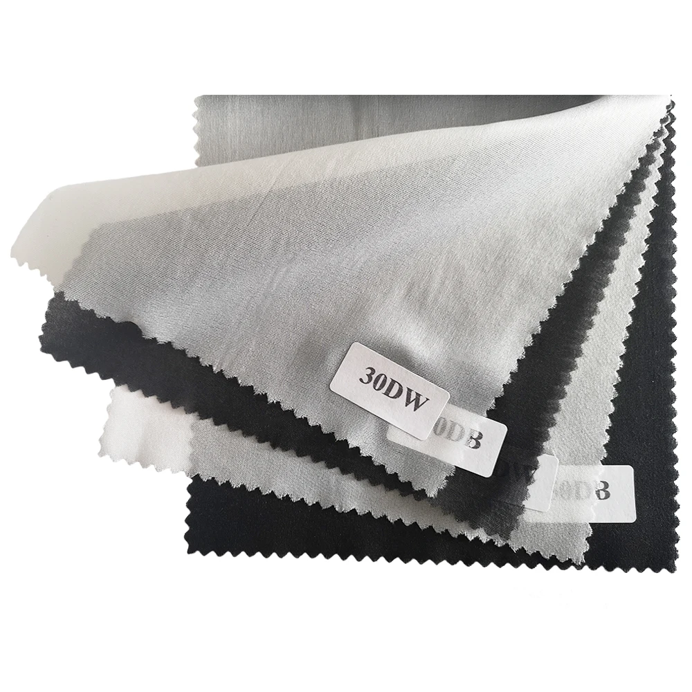 GAOXIN High Quality Eco-friendly Woven Fusible Interlining for  T-Shirt Collar