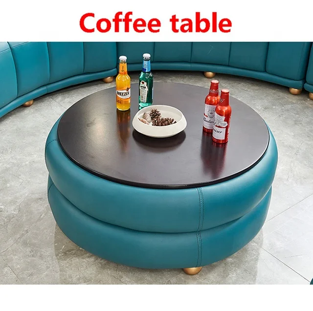 wholesale luxury living room furniture big round leather sofa modern design U shape large sofa set for villa and super big house