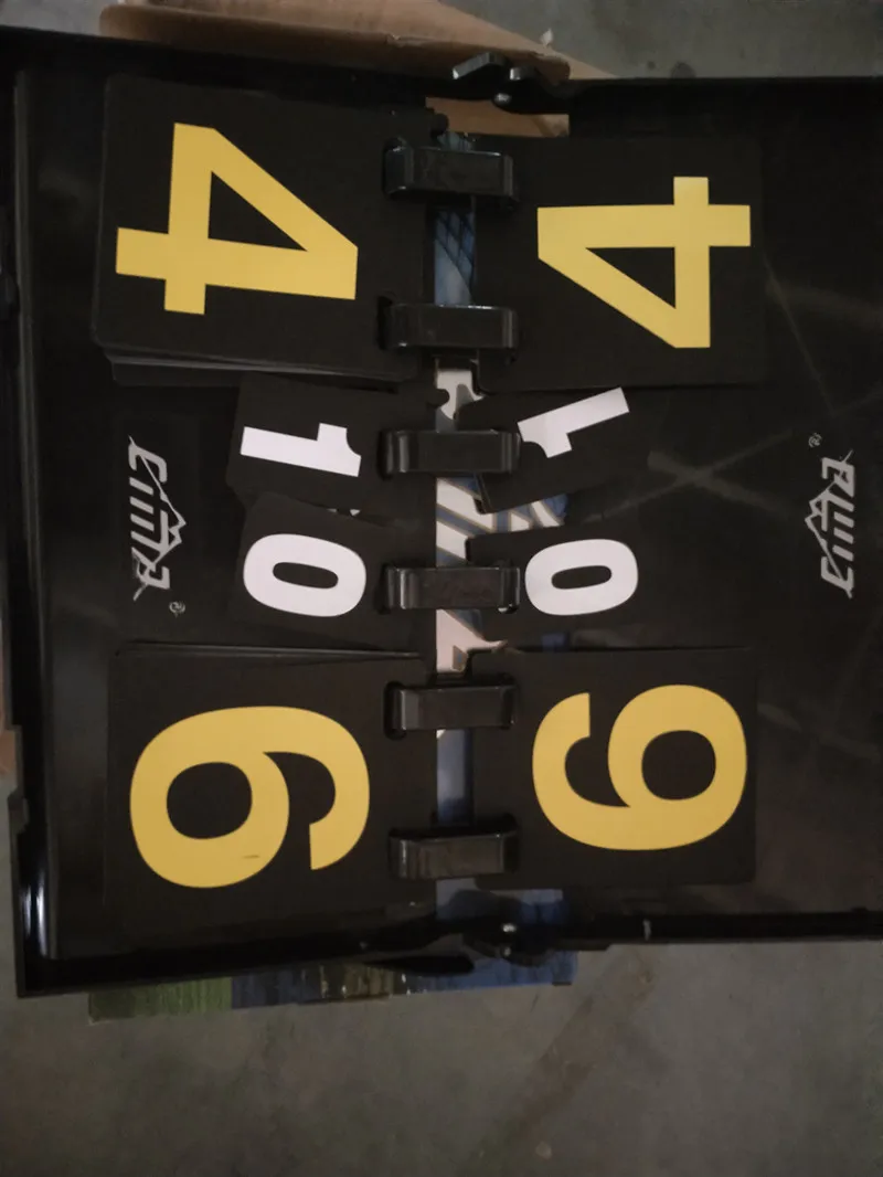 hot sell Digital table tennis soccer ball football scoreboard, Badminton matel scoreboard soccer equipment with  good quality