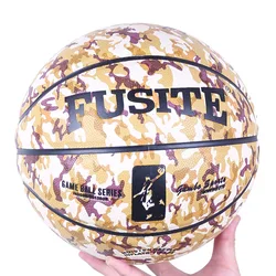 2023 New Design Official Size 5 6 7 Training Basketball Sludge Resistant PU Ball For School Match
