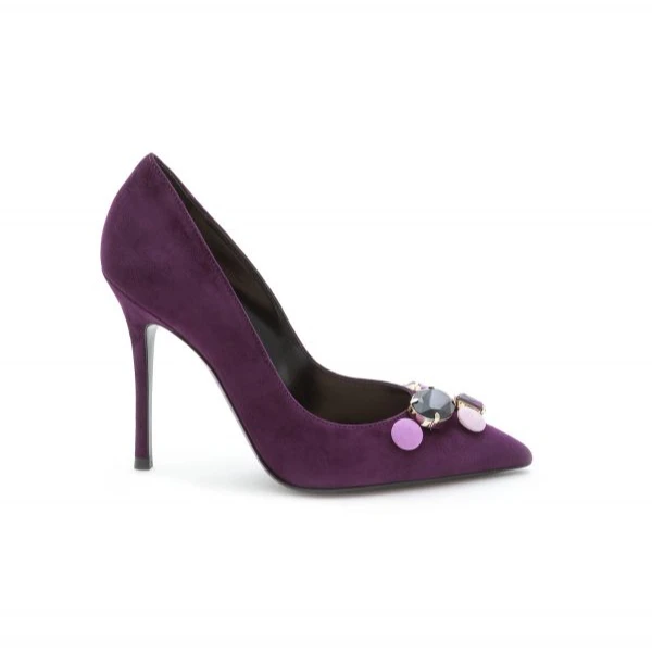 Italian High Quality Genuine Leather Pointed Toe Pumps Ladies Elegant Shoes For All Season Made In Italy