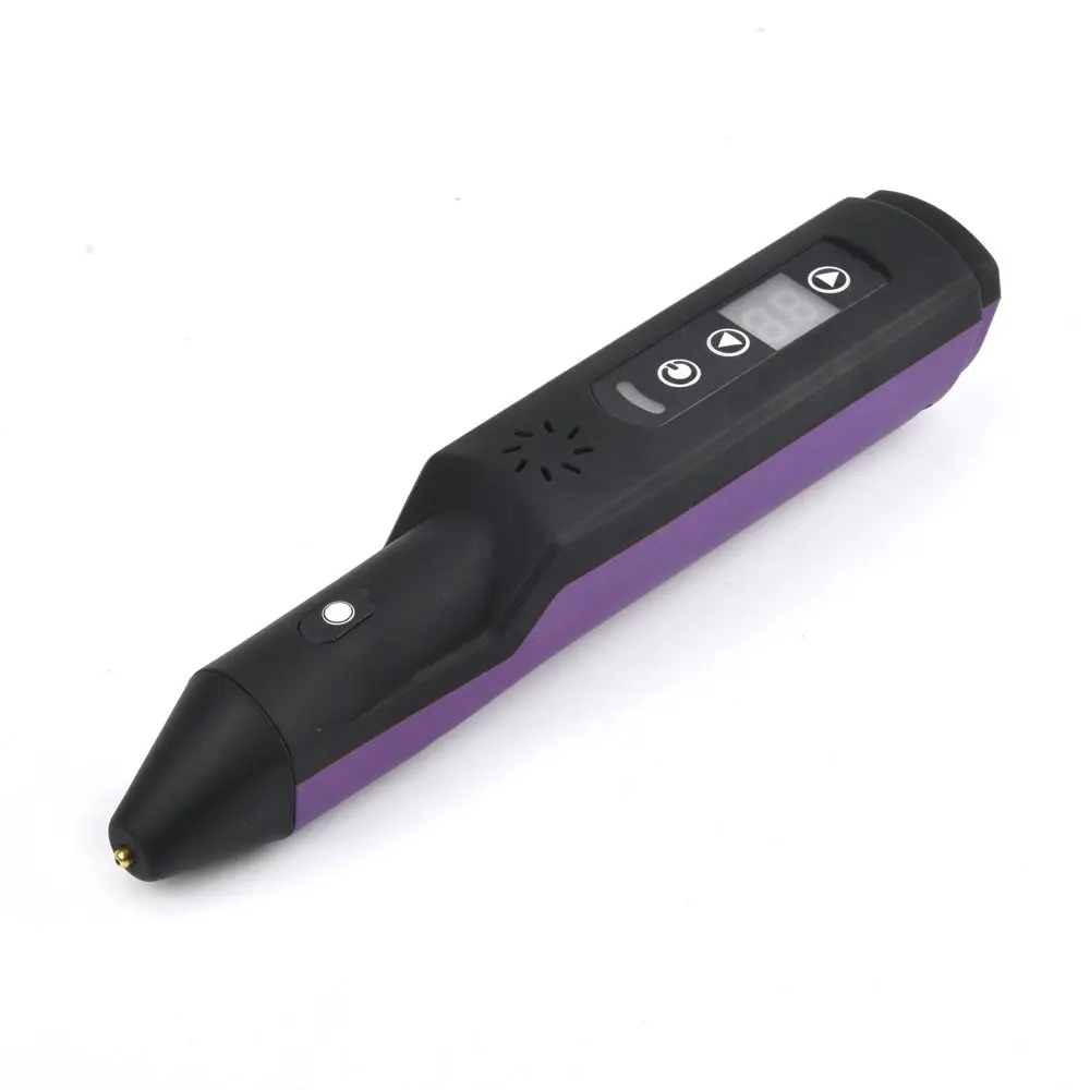 2024 New Products Hot Selling Pen Style Cordless Glue Gun With Hot Melt glue Sticks Fast preheating with display screen