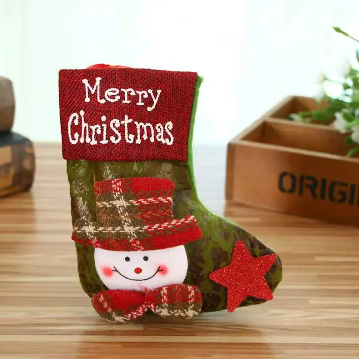 Silverbox Wholesale Creative Christmas Socks Decor Popular Festive Home Ornaments for Holiday Parties Popular Souvenirs Gifts