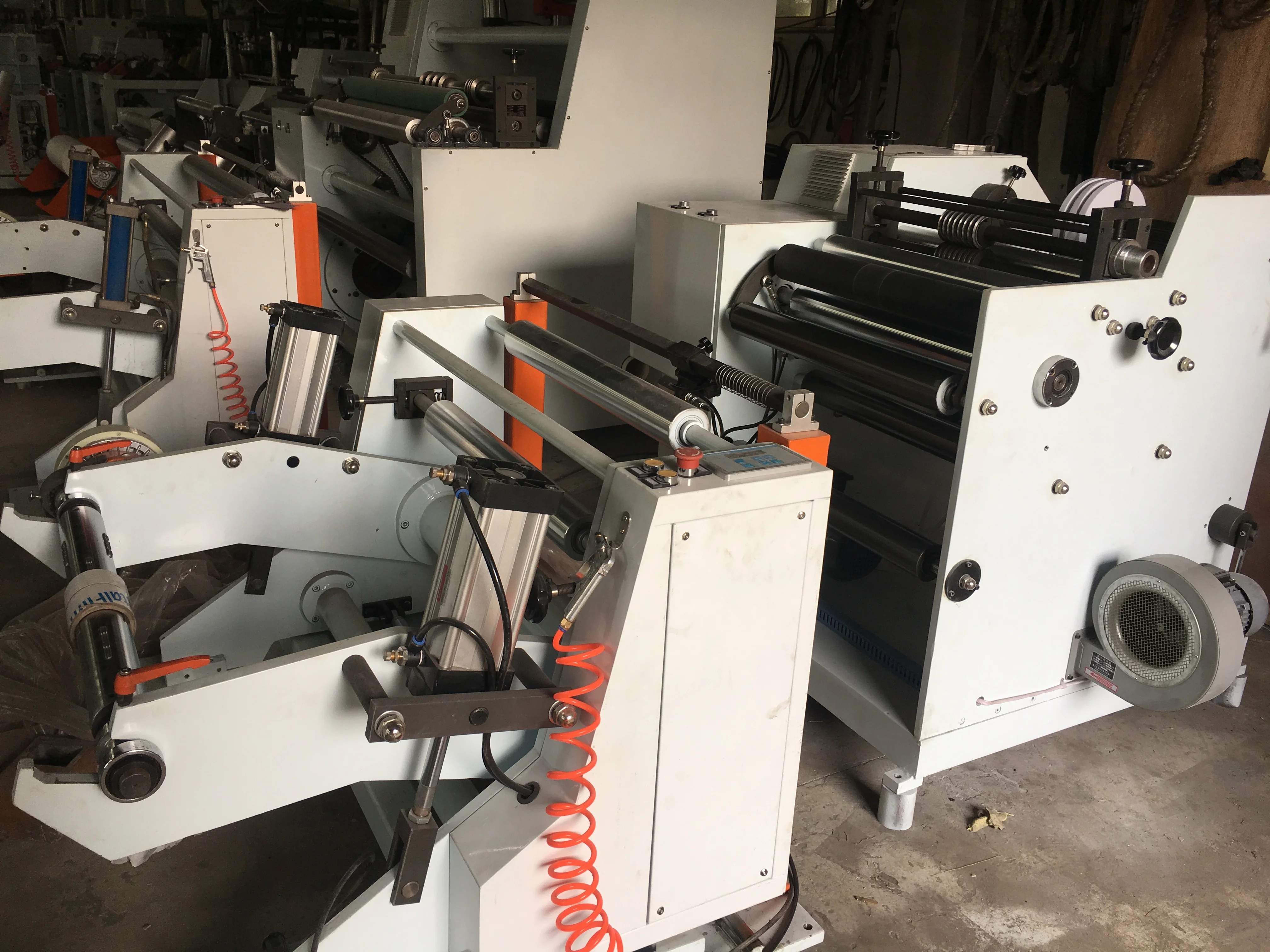 
HJFQ--900A seperate unwind frame jumbol roll foam tape bopp film roll slitter rewinder for sale 