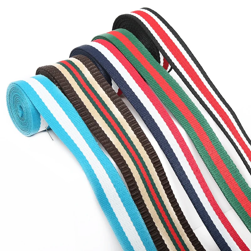 Wholesale Custom Striped Colors Grosgrain Ribbon Packaging Petersham by the