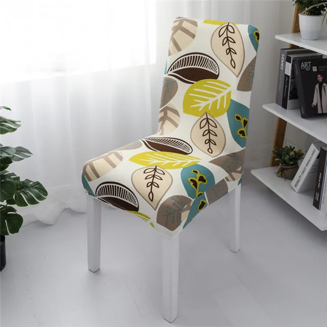 
Wholesale Cheap China Stretch Printing Spandex Half Back Chair Cover For Home And Hotel 
