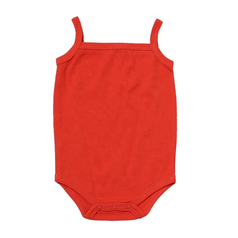 factory supply cotton sleeveless baby rompers baby bodysuit baby cloth