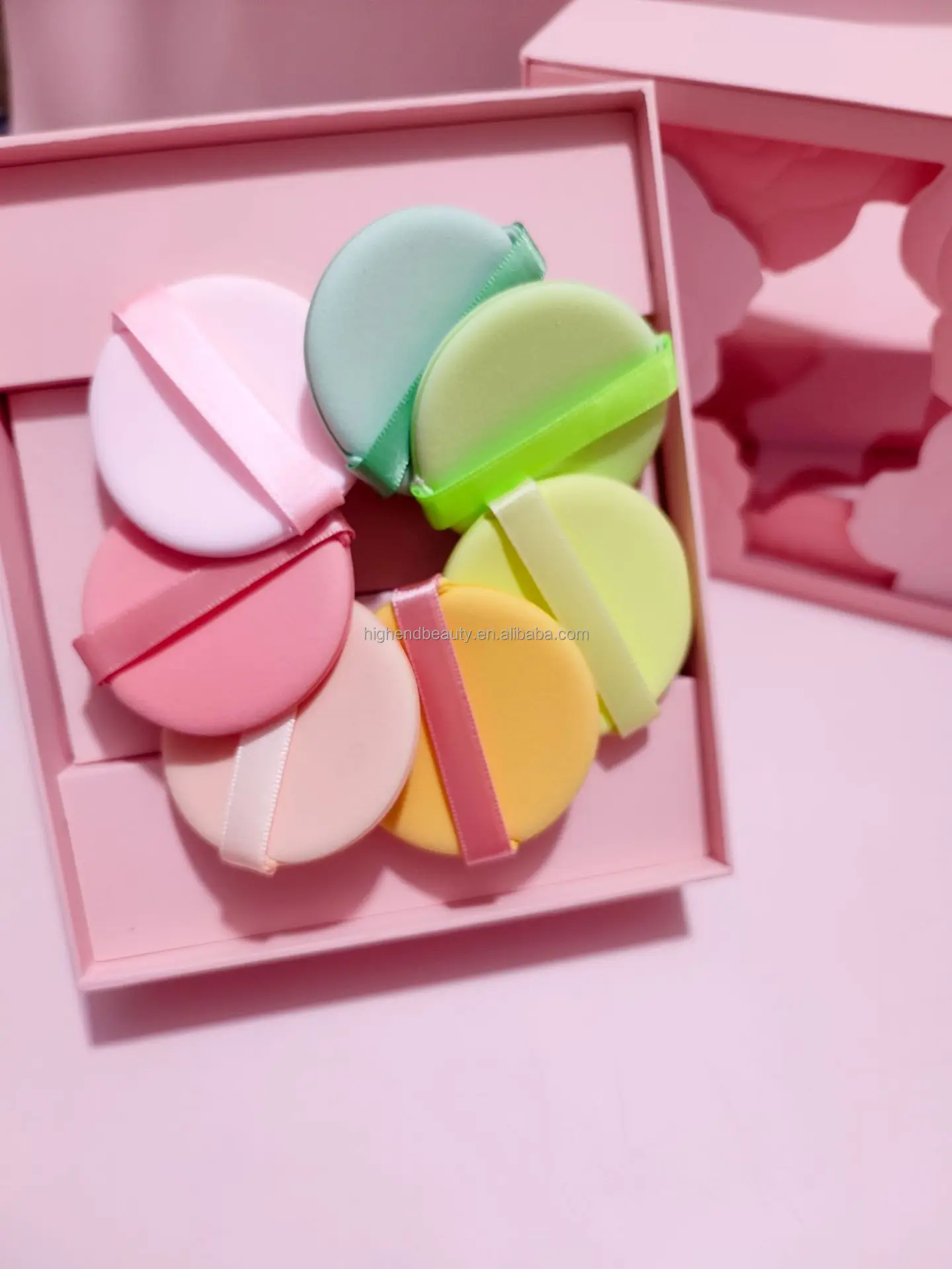 Latex-free Beauty Blending Sponge Flat Soft Foundation Cosmetic Puff