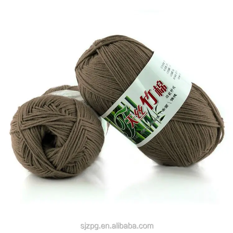 
OEM Baby natural cotton yarn bamboo wool yarn for knitting bamboo cotton yarn 