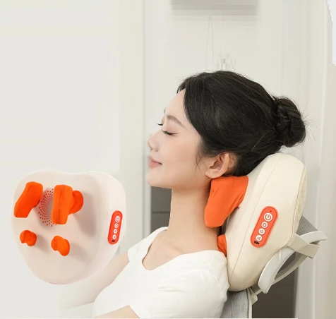 New Design Portable Massage Cushion Neck Pillow Massager Adjustable Neck Cushion Full Body Deep Tissue Massager