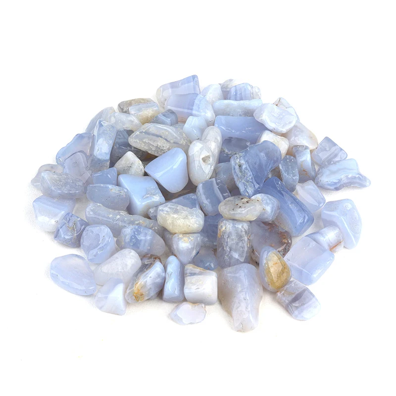 Wholesale Natural Crystal Gravel Stones Blue Lace Agate crystal Chips Stone For Healing