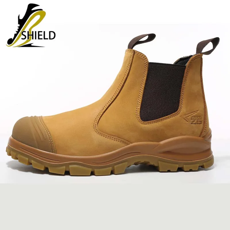SHIELD Good Quality Anti Puncture Anti Smashing Welding Safety Shoes High Cut Safety Shoes Boots Steel Toe Safety Shoes for Men