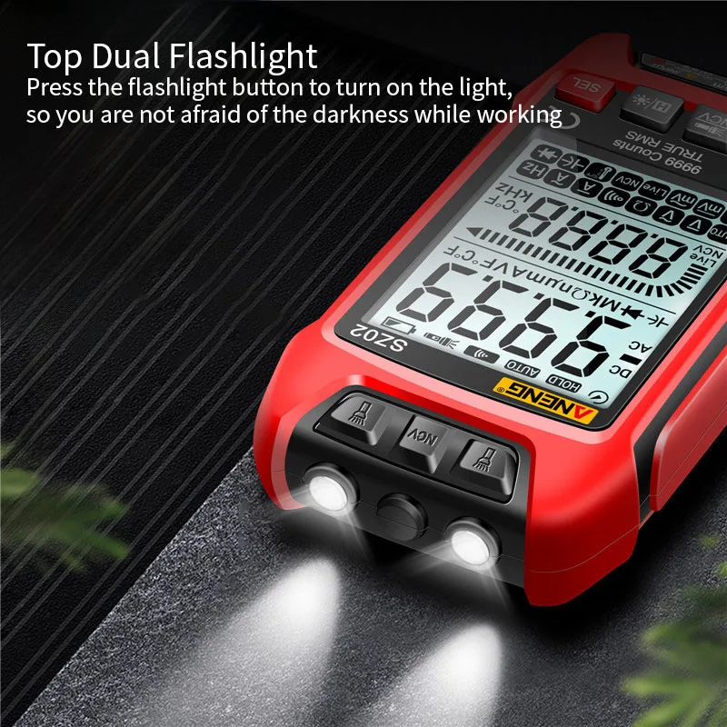 Fully automatic digital display multimeter, intelligent anti-burn multimeter, high-precision electrician maintenance instrument